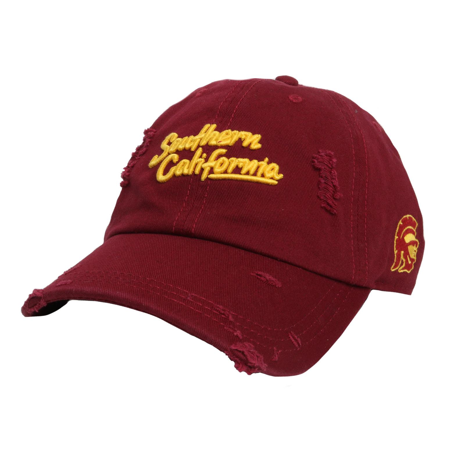 Southern California Tommy Head Distressed Hat FA18 Cardinal image01